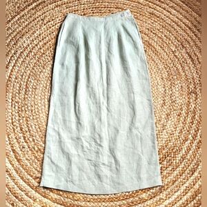 Chic Cream Midi Skirt